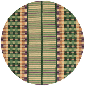 Safavieh Metro Exquisite Hand-tufted Area Rug - Classic Elegance And Timeless Charm For Your Home Decor Green ,Gold 85% Wool,15% Cotton Met852y-6r