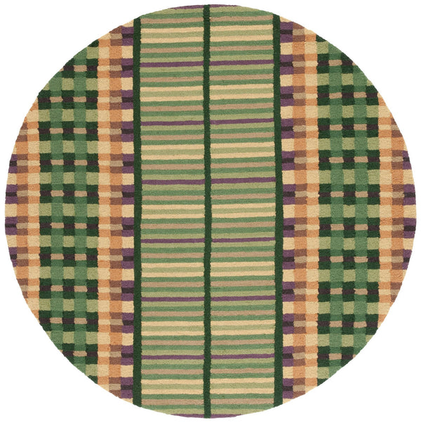 Safavieh Metro Exquisite Hand-tufted Area Rug - Classic Elegance And Timeless Charm For Your Home Decor Green ,Gold 85% Wool,15% Cotton Met852y-6r