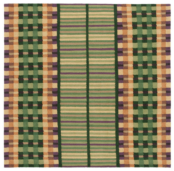 Safavieh Metro Exquisite Hand-tufted Area Rug - Classic Elegance And Timeless Charm For Your Home Decor Green ,Gold 85% Wool,15% Cotton Met852y-6r