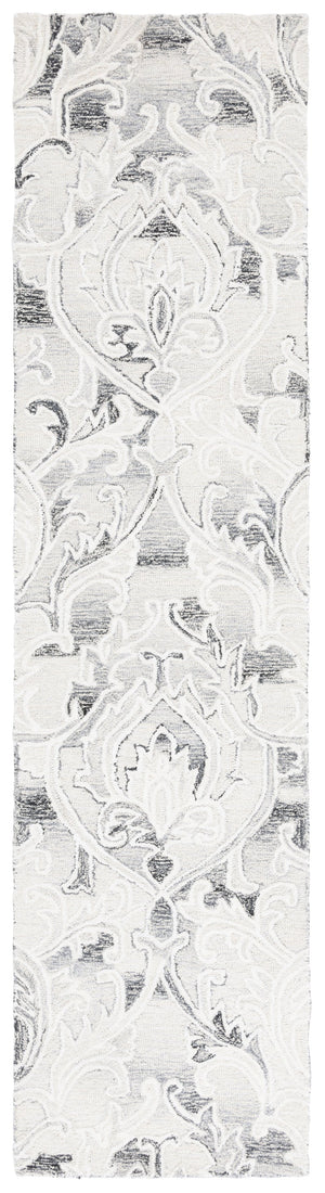 Safavieh Metro Exquisite Hand-tufted Area Rug - Luxurious Wool & Cotton Blend For Timeless Elegance Grey ,Ivory 85% Wool,15% Cotton Met870f-6r