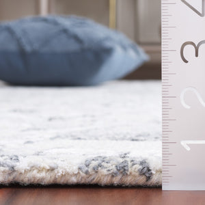 Safavieh Metro Exquisite Hand-tufted Area Rug - Luxurious Wool & Cotton Blend For Timeless Elegance Grey ,Ivory 85% Wool,15% Cotton Met870f-6r