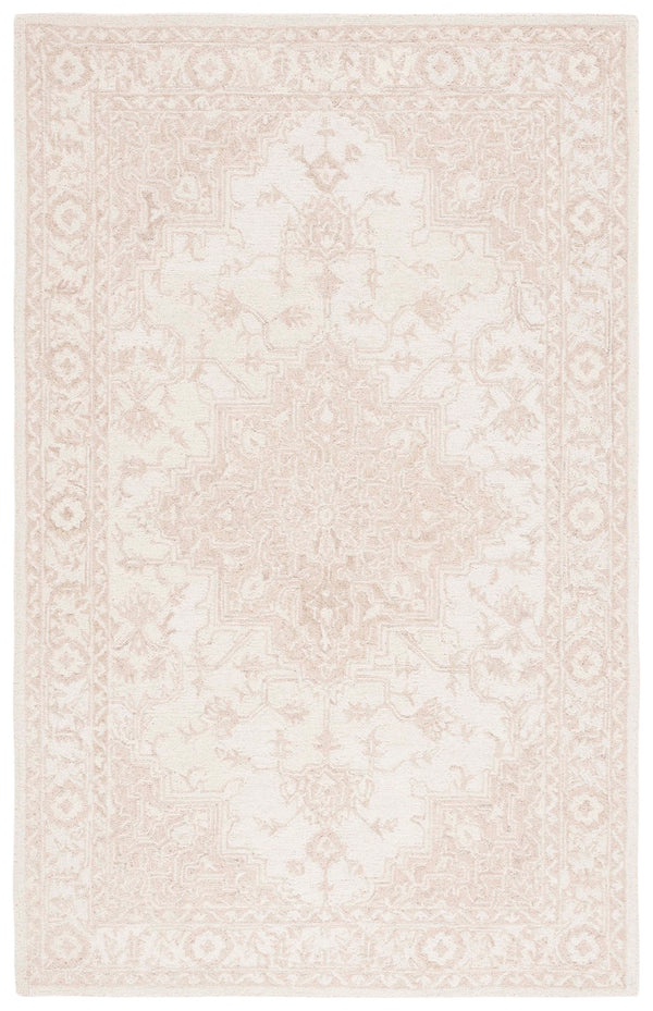 Safavieh Metro Hand-tufted Area Rug - Luxurious Wool And Cotton Blend With Timeless Elegance For Any Space Beige ,Ivory 80% Wool And 20% Cotton Met874b-27