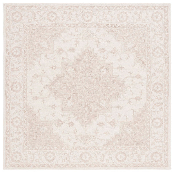 Safavieh Metro Hand-tufted Area Rug - Luxurious Wool And Cotton Blend With Timeless Elegance For Any Space Beige ,Ivory 80% Wool And 20% Cotton Met874b-27