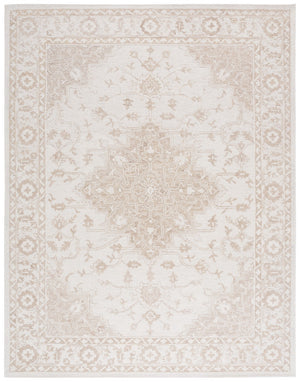 Safavieh Metro Hand-tufted Area Rug - Luxurious Wool And Cotton Blend With Timeless Elegance For Any Space Beige ,Ivory 80% Wool And 20% Cotton Met874b-27