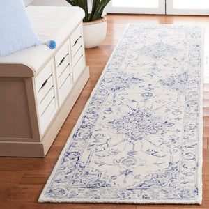 Safavieh Metro Hand-tufted Area Rug - Luxurious Wool And Cotton Blend With Timeless Elegance For Any Space Blue ,Ivory 80% Wool And 20% Cotton Met874m-213