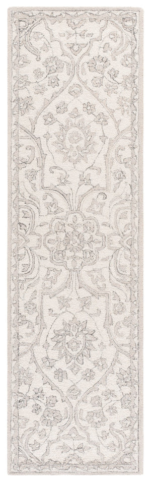 Safavieh Metro Hand-Tufted Ivory Beige Area Rug — Wool-Cotton Blend, Low-Profile 3/8" Pile, Transitional Style 6'-0" x 6'-0" MET891F-6SQ