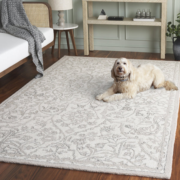 Safavieh Metro Hand-Tufted Ivory Beige Runner Rug — Wool-Cotton Blend, Low-Profile Durability For Hallways 2'-3" x 8'-0" MET891F-28