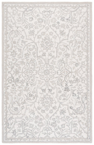 Safavieh Metro Hand-Tufted Ivory Beige Area Rug — Wool-Cotton Low-Profile Transitional Design For Living Spaces 5'-0" x 8'-0" MET891F-5