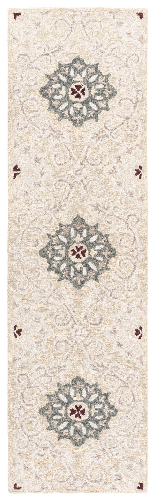 Safavieh Metro Hand‑Tufted Beige Ivory Area Rug — Low‑Profile Wool-Cotton Blend For Durable Everyday Elegance 8'-0" x 10'-0" MET894B-8