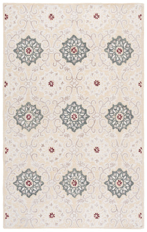 Safavieh Metro Hand‑Tufted Beige Ivory Area Rug — Low‑Profile Wool-Cotton Blend For Durable Everyday Elegance 8'-0" x 10'-0" MET894B-8