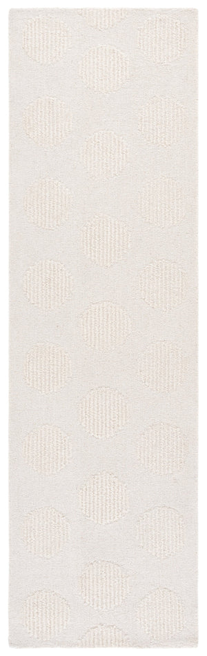 Safavieh Metro Hand-Tufted Ivory Area Rug, 85% Wool Low-Pile Transitional Accent For Living Room Elegance 4'-0" x 6'-0" MET895A-4