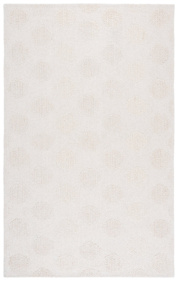 Safavieh Metro Hand-Tufted Ivory Area Rug 8X10 Wool-Cotton Low Profile Pile For Modern & Transitional Rooms 9'-0" x 12'-0" MET895A-9