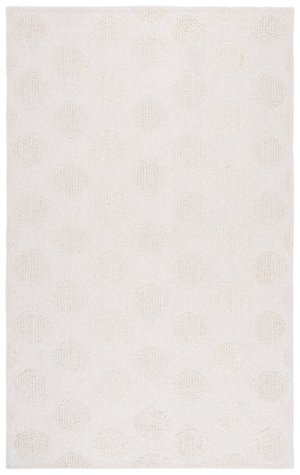 Safavieh Metro Hand-Tufted Ivory Area Rug, 85% Wool Low-Pile Transitional Accent For Living Room Elegance 4'-0" x 6'-0" MET895A-4