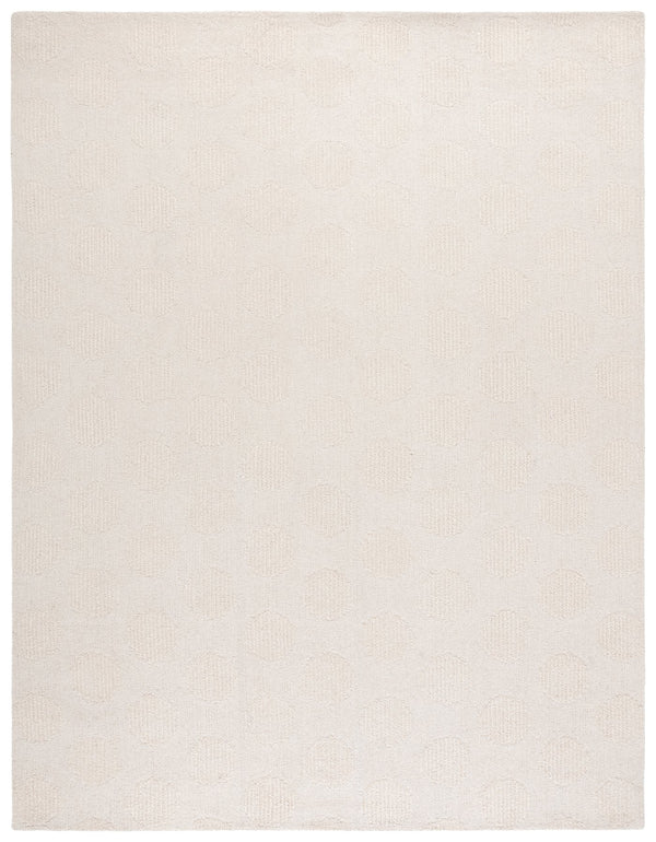Safavieh Metro Hand-Tufted Ivory Area Rug, 85% Wool Low-Pile Transitional Accent For Living Room Elegance 4'-0" x 6'-0" MET895A-4