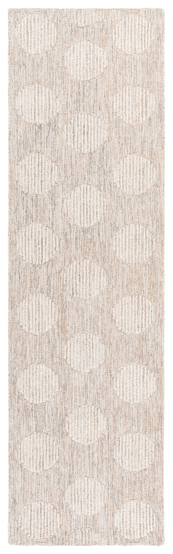 Safavieh Metro Hand-Tufted Gold Ivory Area Rug — Wool-Cotton Transitional Geometric Design, Low Pile Comfort 4'-0" x 6'-0" MET895D-4