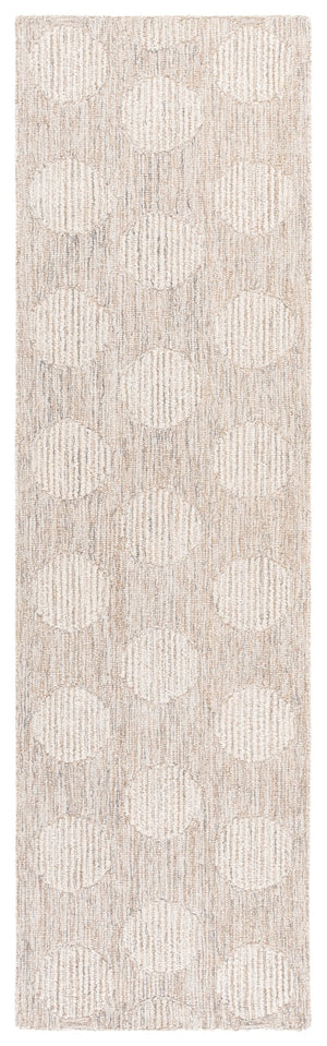 Safavieh Metro Hand-Tufted Gold Ivory Area Rug — Low-Profile Wool-Cotton Blend, Transitional Warmth 6'-0" x 6'-0" MET895D-6SQ