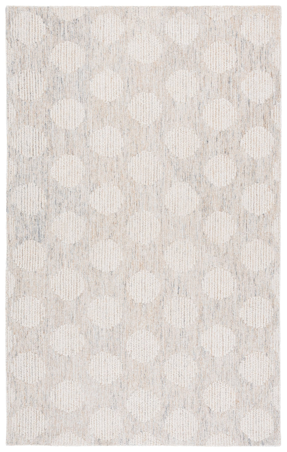 Safavieh Metro Hand-Tufted Gold Ivory Area Rug — 85% Wool 15% Cotton, Low-Profile Plush, Transitional Elegance 5'-0" x 8'-0" MET895D-5