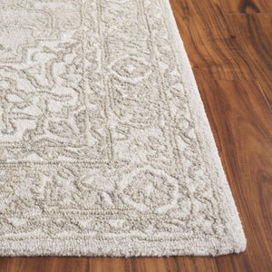 Safavieh Metro Hand Tufted Wool Cotton Area Rug Warm Ivory Transitional Living Room Accent MET896T-9