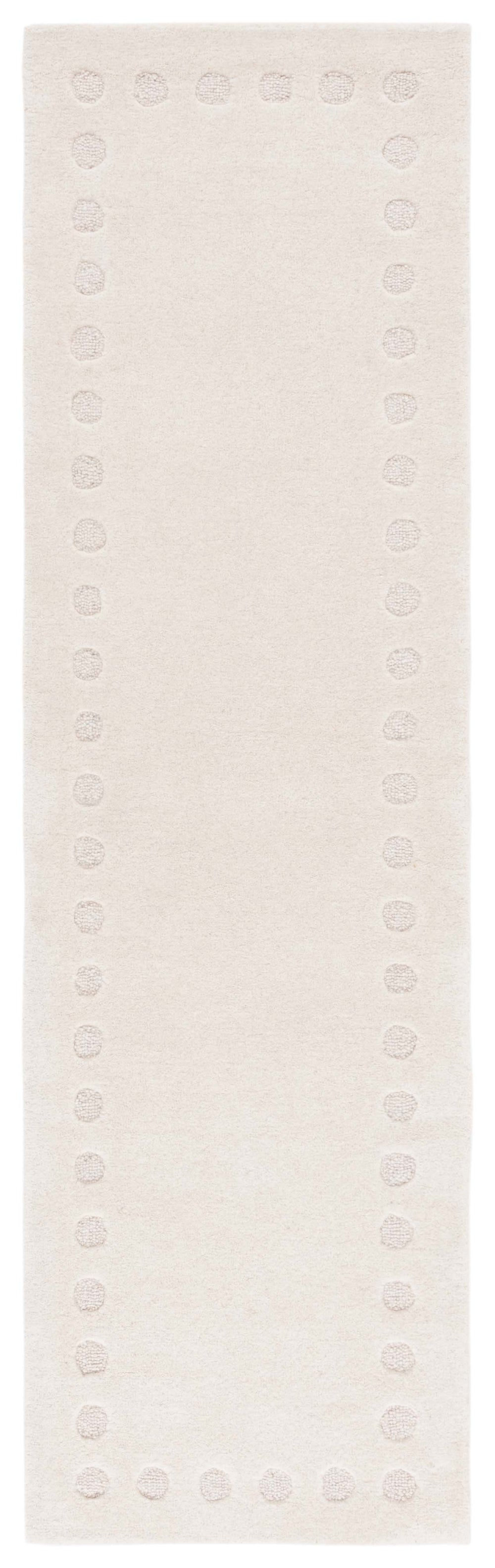Safavieh Metro Hand-Tufted Ivory Area Rug 8X10 – Wool-Cotton Blend, Plush 1/2" Pile, Timeless Minimalist Elegance 10'-0" x 14'-0" MET913A-10