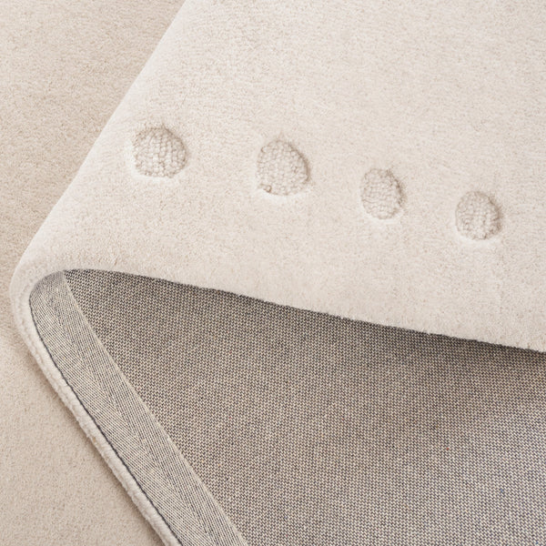 Safavieh Metro Hand-Tufted Ivory Area Rug 8X10 — 85% Wool Low-Profile Plush Pile With Subtle Border Accents 2'-3" x 7'-0" MET913A-27