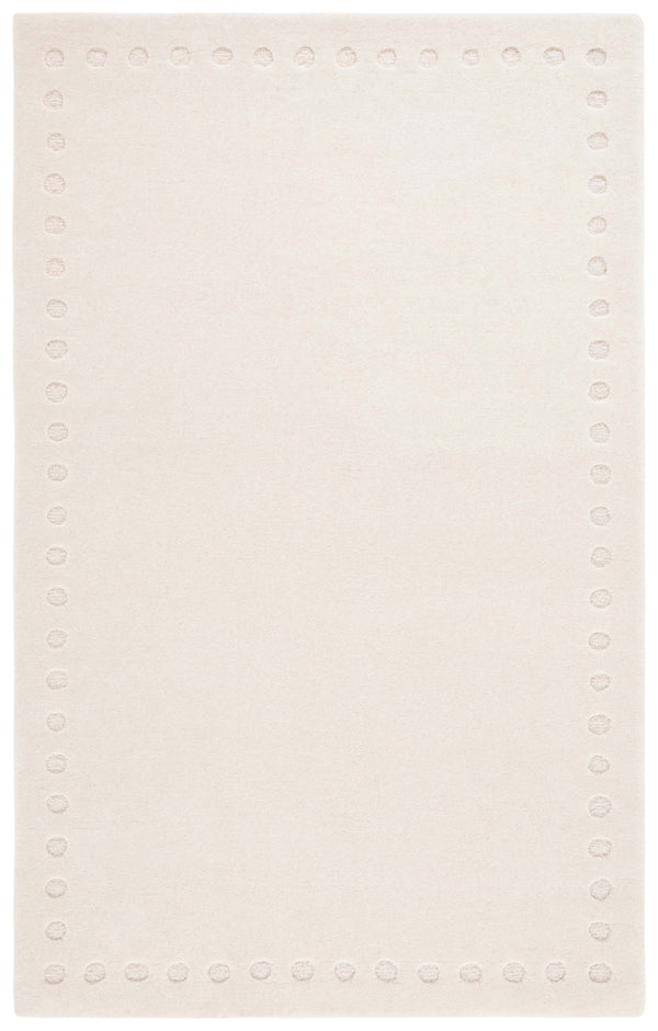 Safavieh Metro Hand-Tufted Ivory Area Rug 8X10 – Wool-Cotton Blend, Plush 1/2" Pile, Timeless Minimalist Elegance 10'-0" x 14'-0" MET913A-10