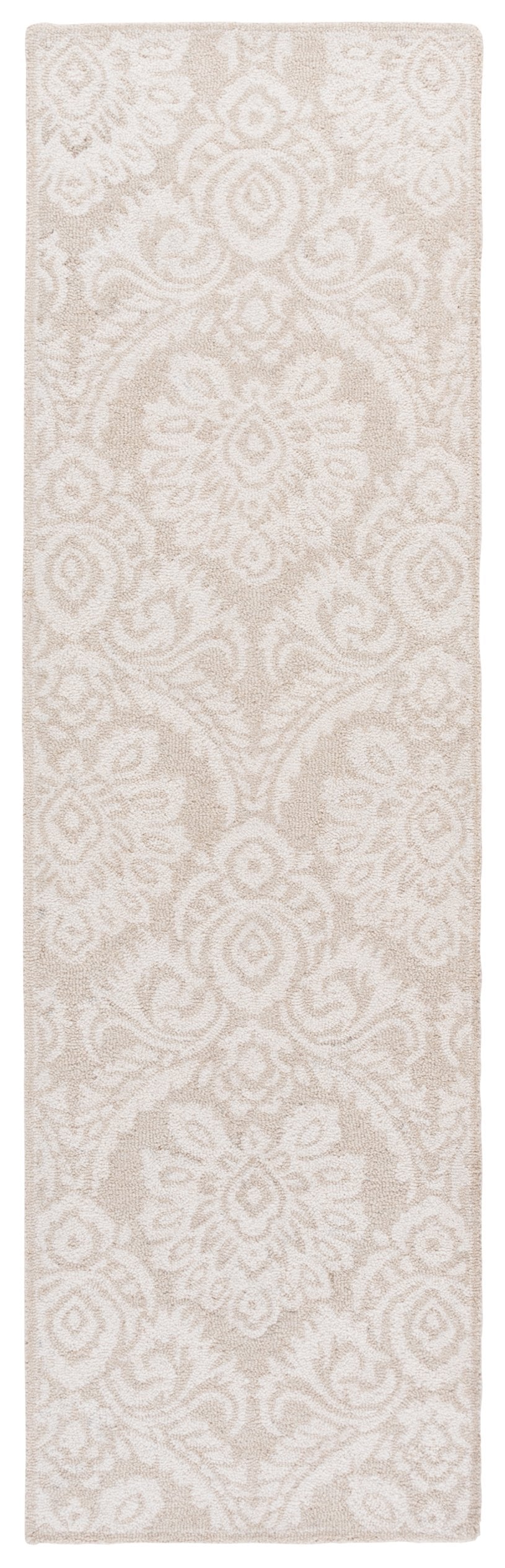 Safavieh Metro Hand-tufted Runner Rug - Soft Wool & Cotton Blend For Stylish Hallways And Entryways Beige ,Ivory 80% Wool,20% Cotton Met925b-6sq