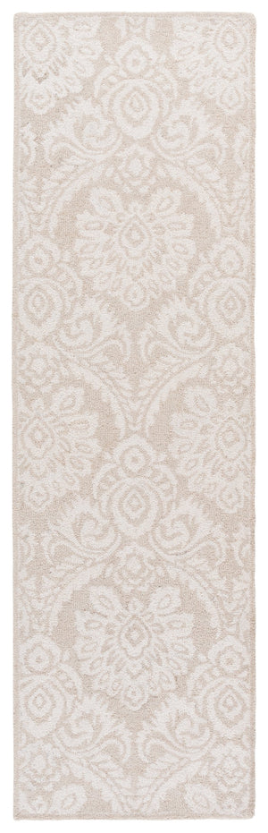 Safavieh Metro Hand-tufted Runner Rug - Soft Wool & Cotton Blend For Stylish Hallways And Entryways Beige ,Ivory 80% Wool,20% Cotton Met925b-28