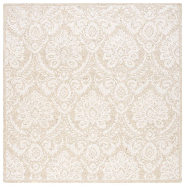 Safavieh Metro Hand-tufted Runner Rug - Soft Wool & Cotton Blend For Stylish Hallways And Entryways Beige ,Ivory 80% Wool,20% Cotton Met925b-6sq