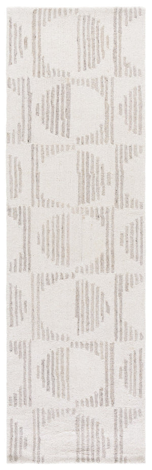 Safavieh Metro Elegant Hand-tufted Area Rug - Soft Wool & Cotton Blend For Contemporary Home Decor Style Natural ,Ivory 80% Wool,20% Cotton Met950b-6sq