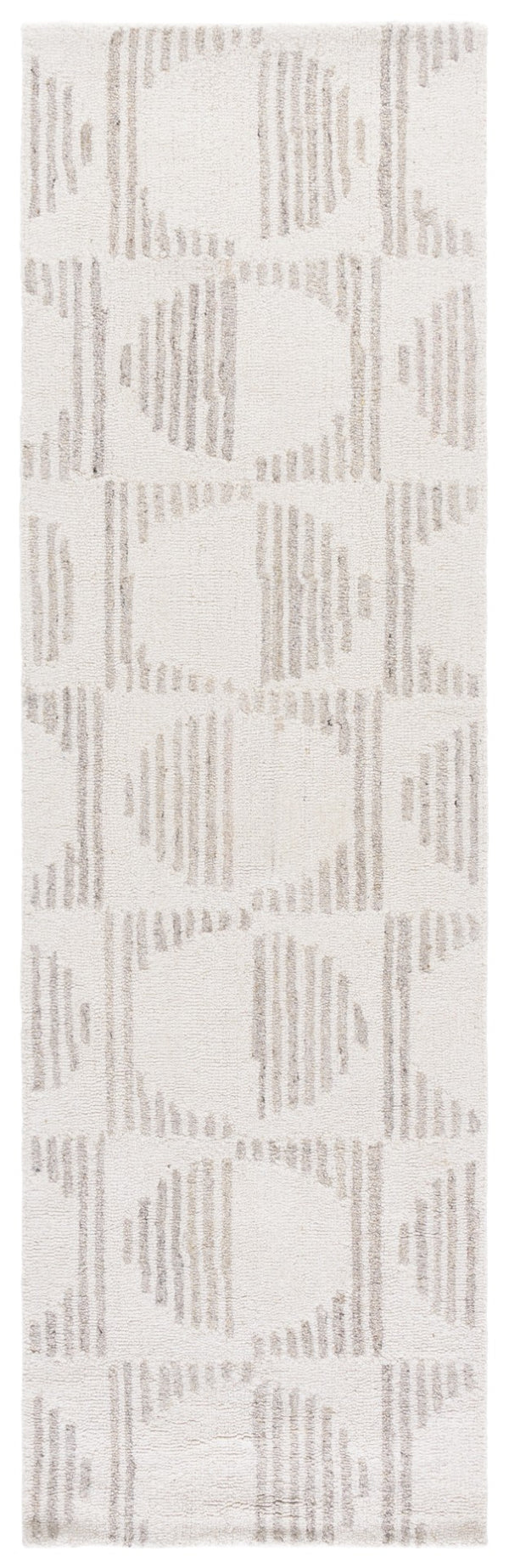 Safavieh Metro Elegant Hand-tufted Area Rug - Soft Wool & Cotton Blend For Contemporary Home Decor Style Natural ,Ivory 80% Wool,20% Cotton Met950b-6sq