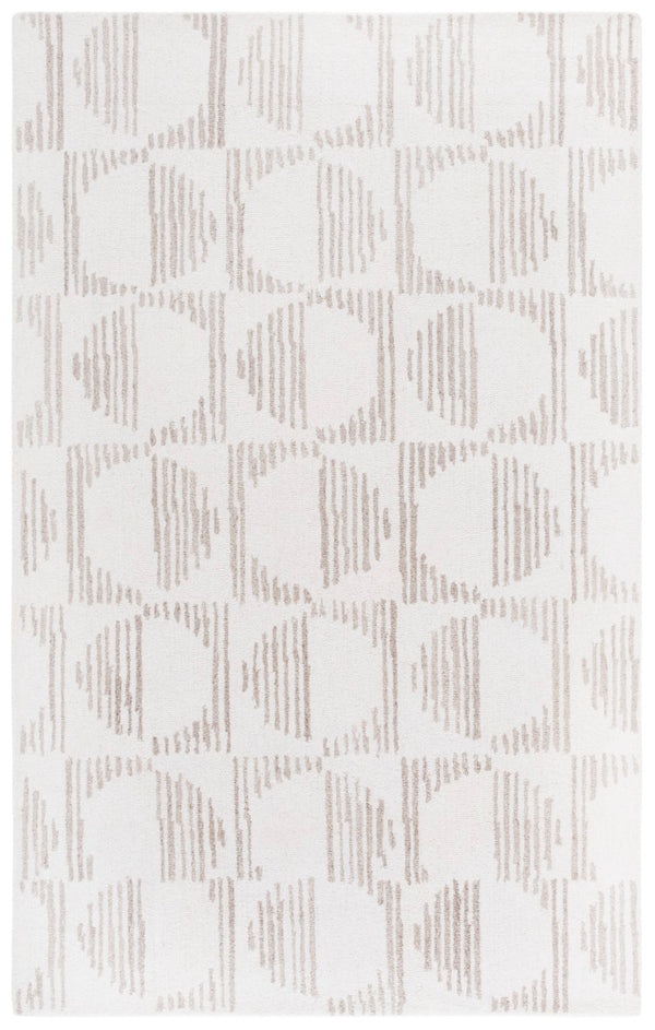 Safavieh Metro Elegant Hand-tufted Area Rug - Soft Wool & Cotton Blend For Contemporary Home Decor Style Natural ,Ivory 80% Wool,20% Cotton Met950b-6sq