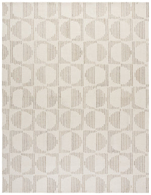 Safavieh Metro Modern Runner Rug - Elegant Hand-tufted Design For Hallways, Cozy Wool And Cotton Blend Natural ,Ivory 80% Wool,20% Cotton Met950b-8