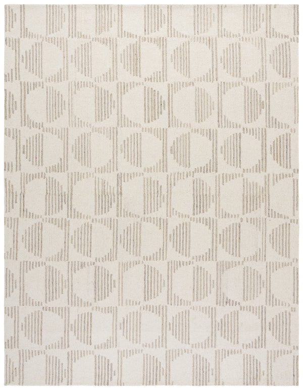 Safavieh Metro Modern Runner Rug - Elegant Hand-tufted Design For Hallways, Cozy Wool And Cotton Blend Natural ,Ivory 80% Wool,20% Cotton Met950b-8