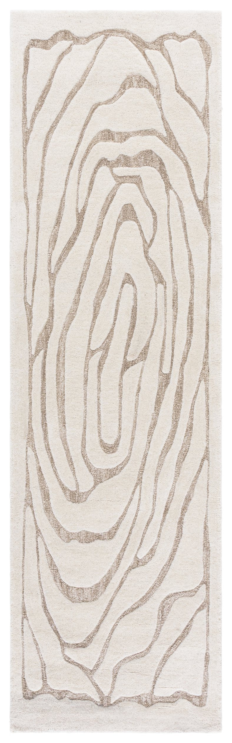 Safavieh Metro Hand-tufted Area Rug - Elegant Modern Design For A Sophisticated Contemporary Home Decor Ivory ,Grey 80% Wool,20% Cotton Met951a-8