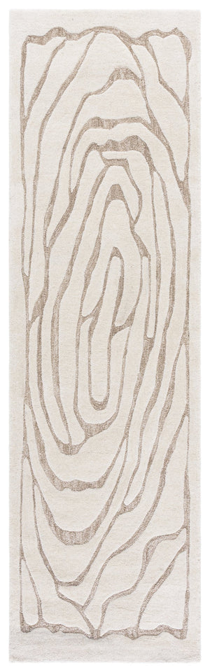 Safavieh Metro Hand-tufted Area Rug - Elegant Modern Design For A Sophisticated Contemporary Home Decor Ivory ,Grey 80% Wool,20% Cotton Met951a-28