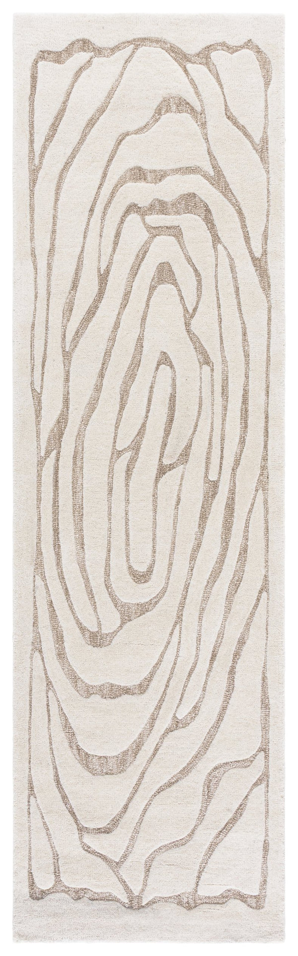 Safavieh Metro Hand-tufted Area Rug - Elegant Modern Design For A Sophisticated Contemporary Home Decor Ivory ,Grey 80% Wool,20% Cotton Met951a-28