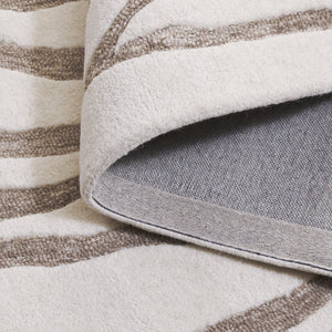 Safavieh Metro Hand-tufted Area Rug - Elegant Modern Design For A Sophisticated Contemporary Home Decor Ivory ,Grey 80% Wool,20% Cotton Met951a-5