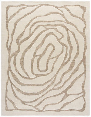 Safavieh Metro Hand-tufted Area Rug - Elegant Modern Design For A Sophisticated Contemporary Home Decor Ivory ,Grey 80% Wool,20% Cotton Met951a-8