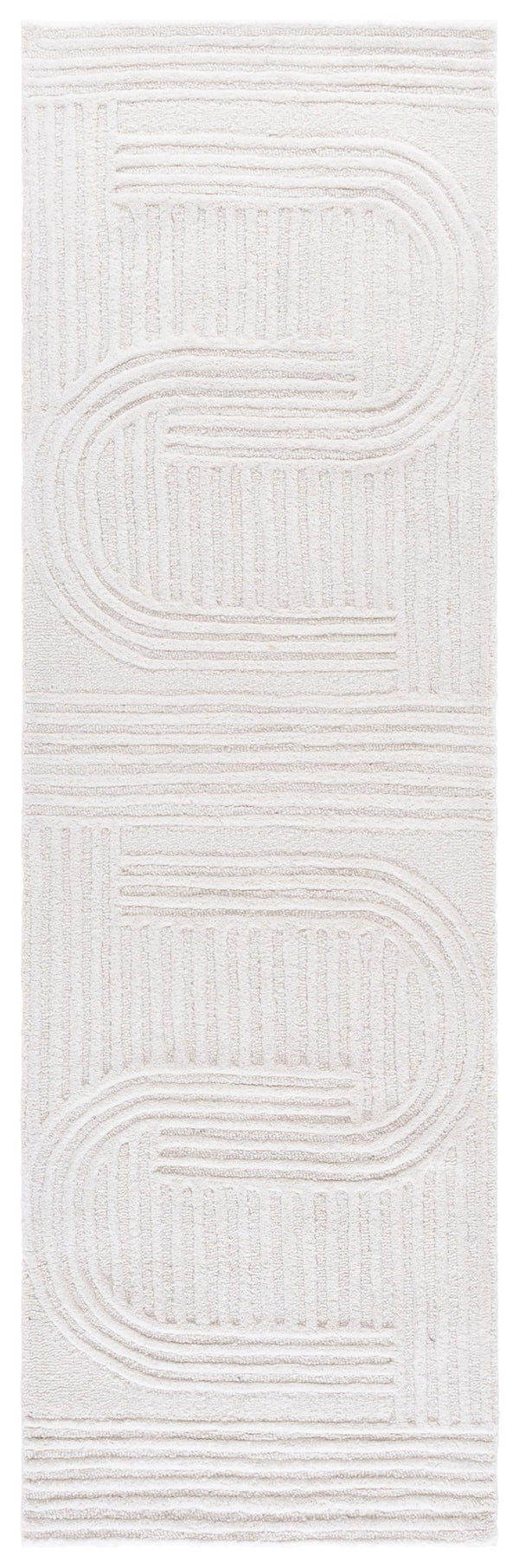 Safavieh Metro Elegant Hand-tufted Area Rug - Soft Wool And Cotton Blend For Modern Home Decor Style Ivory 80% Wool,20% Cotton Met952a-6r