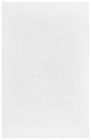 Safavieh Metro Elegant Hand-tufted Area Rug - Soft Wool And Cotton Blend For Modern Home Decor Style Ivory 80% Wool,20% Cotton Met952a-6r