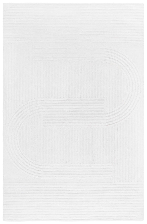 Safavieh Metro Elegant Hand-tufted Area Rug - Soft Wool And Cotton Blend For Modern Home Decor Style Ivory 80% Wool,20% Cotton Met952a-6r