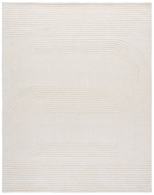 Safavieh Metro Elegant Hand-tufted Area Rug - Soft Wool And Cotton Blend For Modern Home Decor Style Ivory 80% Wool,20% Cotton Met952a-6r