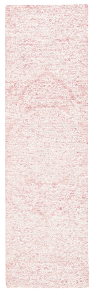 Safavieh Metro Hand-tufted Area Rug – Premium Indian Wool And Cotton For Timeless Elegance In Any Room Pink ,Ivory Indian Wool And Cotton With Latex Met993u-9