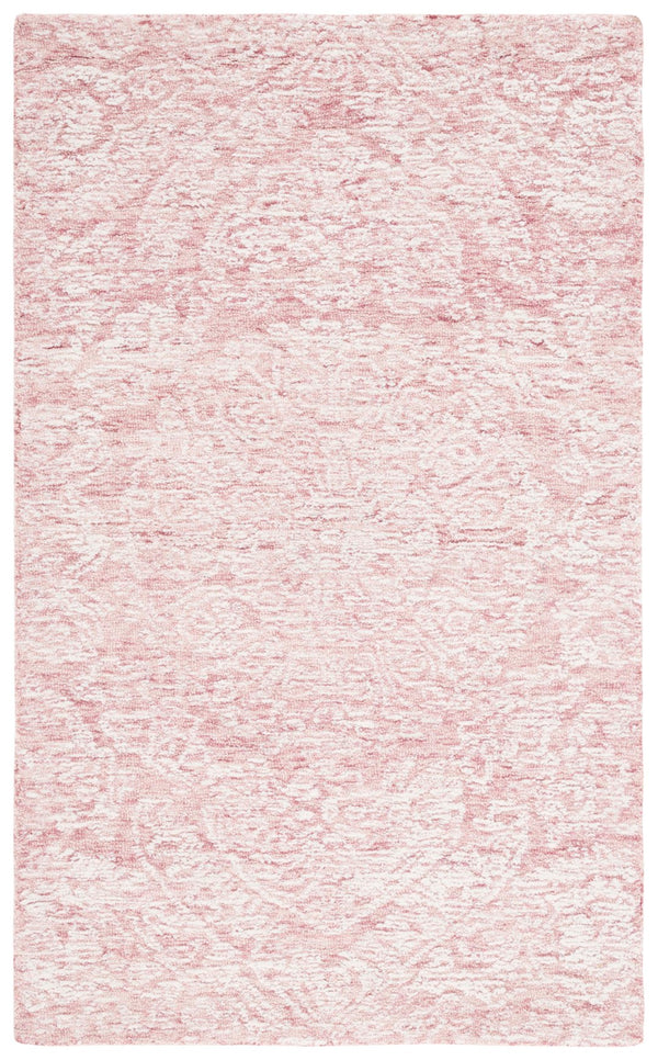 Safavieh Metro Hand-tufted Area Rug – Premium Indian Wool And Cotton For Timeless Elegance In Any Room Pink ,Ivory Indian Wool And Cotton With Latex Met993u-9