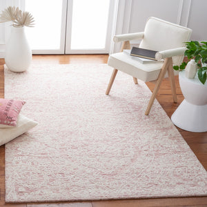 Safavieh Metro Hand-tufted Area Rug – Premium Indian Wool And Cotton For Timeless Elegance In Any Room Pink ,Ivory Indian Wool And Cotton With Latex Met993u-9