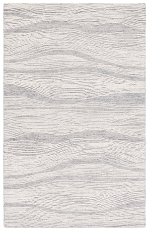 Safavieh Metro Exquisite Hand-tufted Area Rug In Premium Indian Wool For Timeless Elegance And Comfort Grey ,Ivory Indian Wool And Cotton With Latex Met995f-214