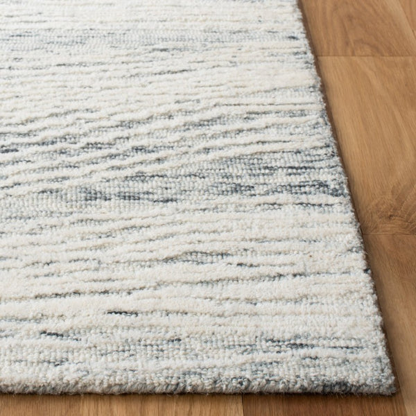 Safavieh Metro Hand Tufted Wool Cotton Area Rug Solid Neutral Pile for Modern Living Rooms MET995H-10