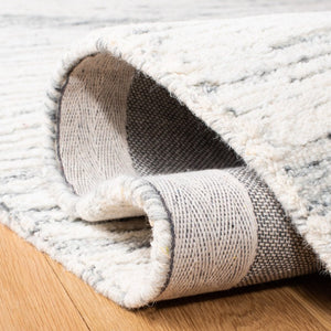 Safavieh Metro Hand Tufted Wool Cotton Area Rug Solid Neutral Pile for Modern Living Rooms MET995H-10