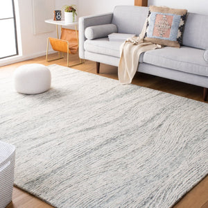 Safavieh Metro Hand Tufted Wool Cotton Area Rug Solid Neutral Pile for Modern Living Rooms MET995H-10