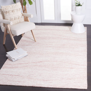 Safavieh Metro Exquisite Hand-tufted Area Rug In Premium Indian Wool For Timeless Elegance And Comfort Pink ,Ivory Indian Wool And Cotton With Latex Met995u-4sq